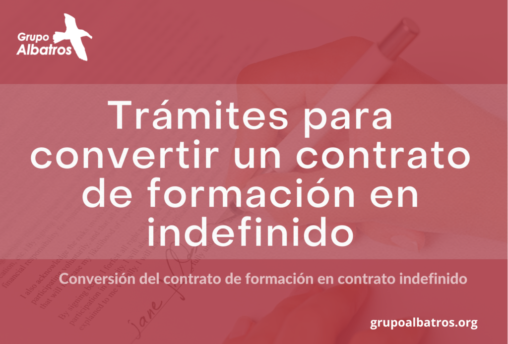 Trámites contrato indefinido